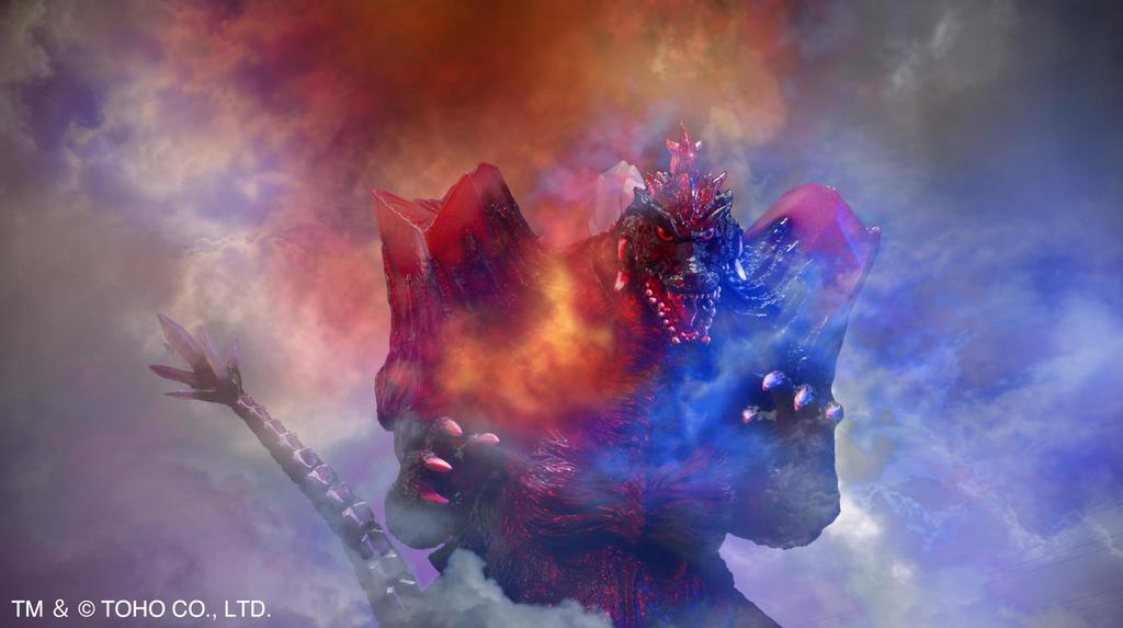 Tamashii Nations Godzilla VS Space Godzilla Space Godzilla Fukuoka Battle Bandai Spirits Monster Arts Фигурка Ver. Ш