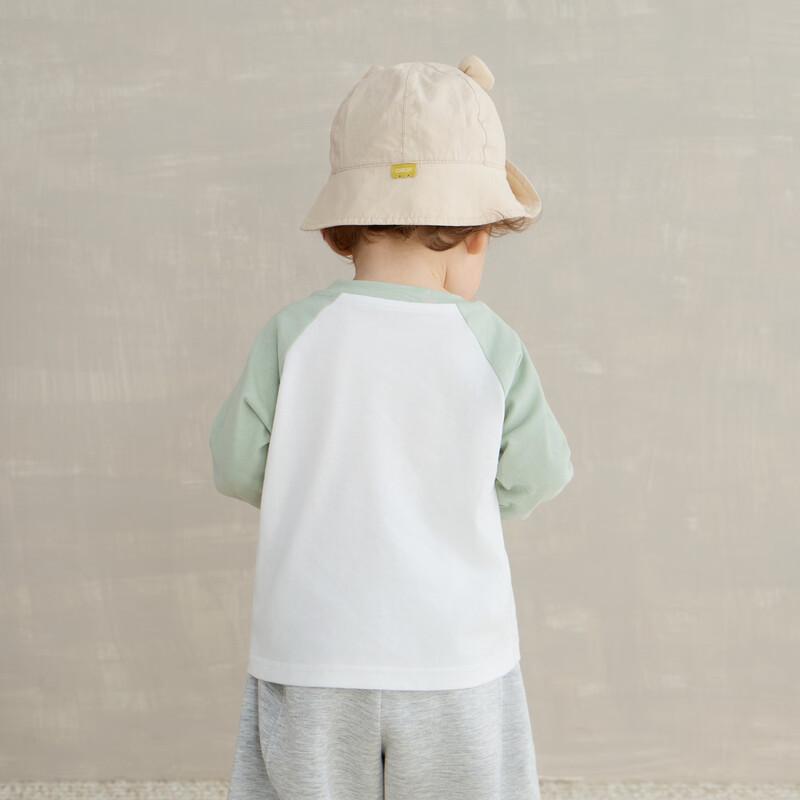 PAPA Baby Cotton Long-Sleeve Graphic T-Shirt