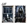 Haunted House Decorations 2Pcs Halloween Horror Window Clings 80x120cm Spooky Ghost Skeleton Creepy Home Accents Decal Stickers for Glass,