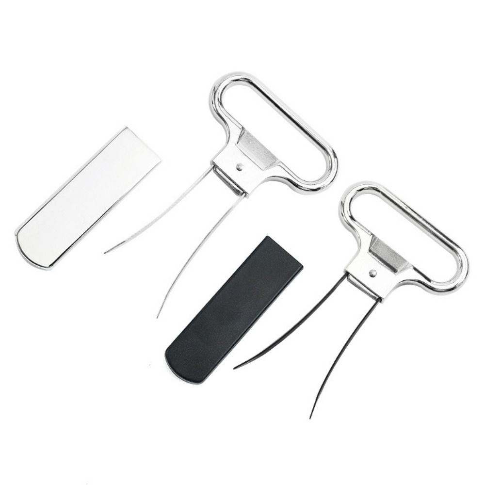 Cover Labor-saving Type Two-prong Kitchen Tool Corkscrew Wine Bottle Opener Wine Cork Puller Clip