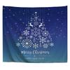 Рождественский тематический милый гобелен с принтом снеговика для дома, гостиной, спальни, общежития, украшение стены, гобелен