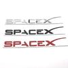 Наклейка с буквами SpaceX для Tesla Model 3 X Y S Задняя буква Наклейка Эмблема Аксессуары для автомобиля Наклейки Эмблемы Сплав цинка SPACEX