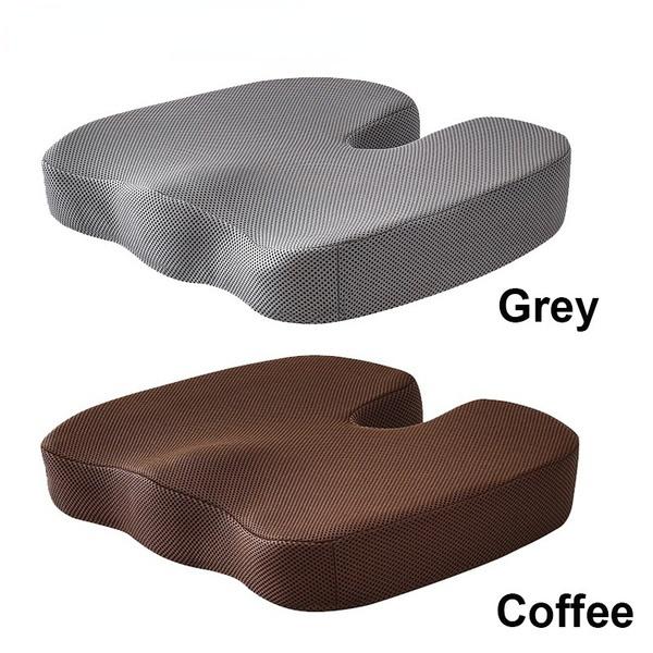 Гелевая подушка для домашнего офиса, подушка для автомобильного сиденья для ортопедического облегчения боли, удобная подушка для стула с памятью, защита поясничного отдела позвоночника