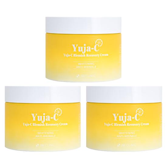 3w Clinic Сыворотка-ампула для восстановления от пятен Yuja-C 100 мл, Восстанавливающий крем 110 г (7 вариантов)