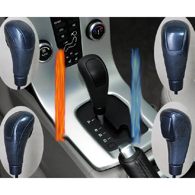Новый чехол на ручку переключения передач из натуральной кожи для Volvo S40 2004 2005 2006 2007 2008 2009 2010 2011 2012 2013 2014 Защита набалдашника рычага переключения передач