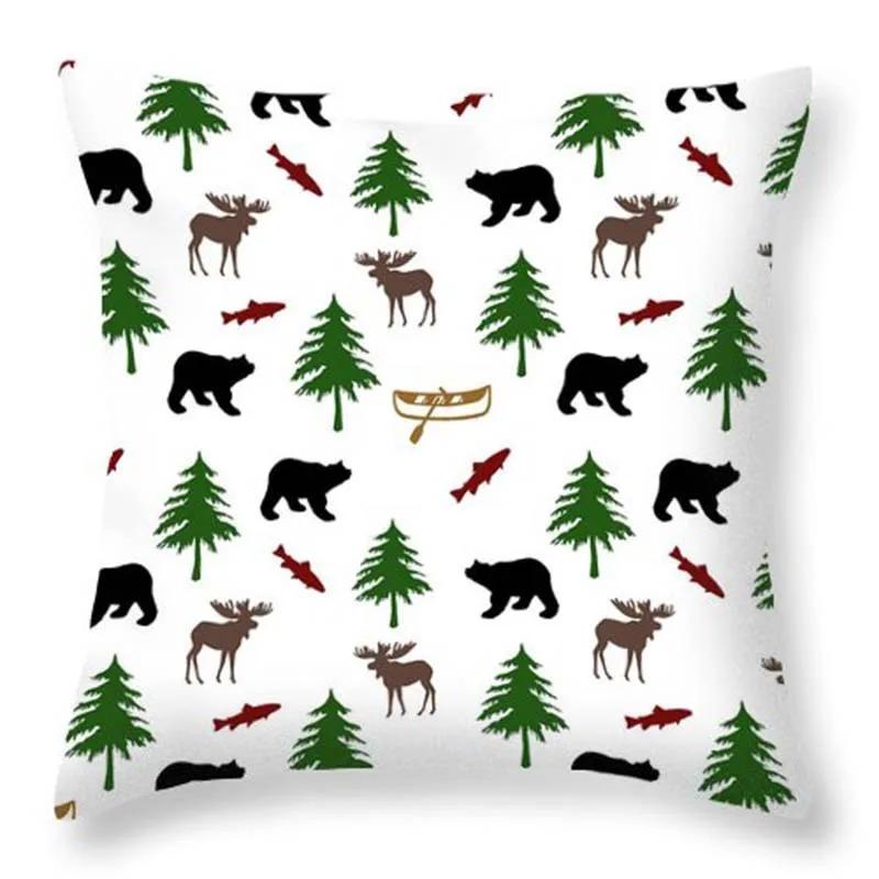 Luxury Home Decor Pillow Cover Car Living Room Sofa Cushion Cover Abstract Simple Stripe Print Pattern Cushion Cover