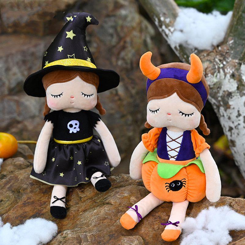 Adorable Angela Witch And Pumpkin Plush Toys For Halloween