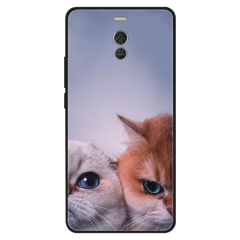 Для Meizu M6 Note Чехол Силиконовый Кот Расписной Мягкий Черный Чехол для Meizu M6Note M3 Note 8 Чехол TPU Coque Защитная Capa