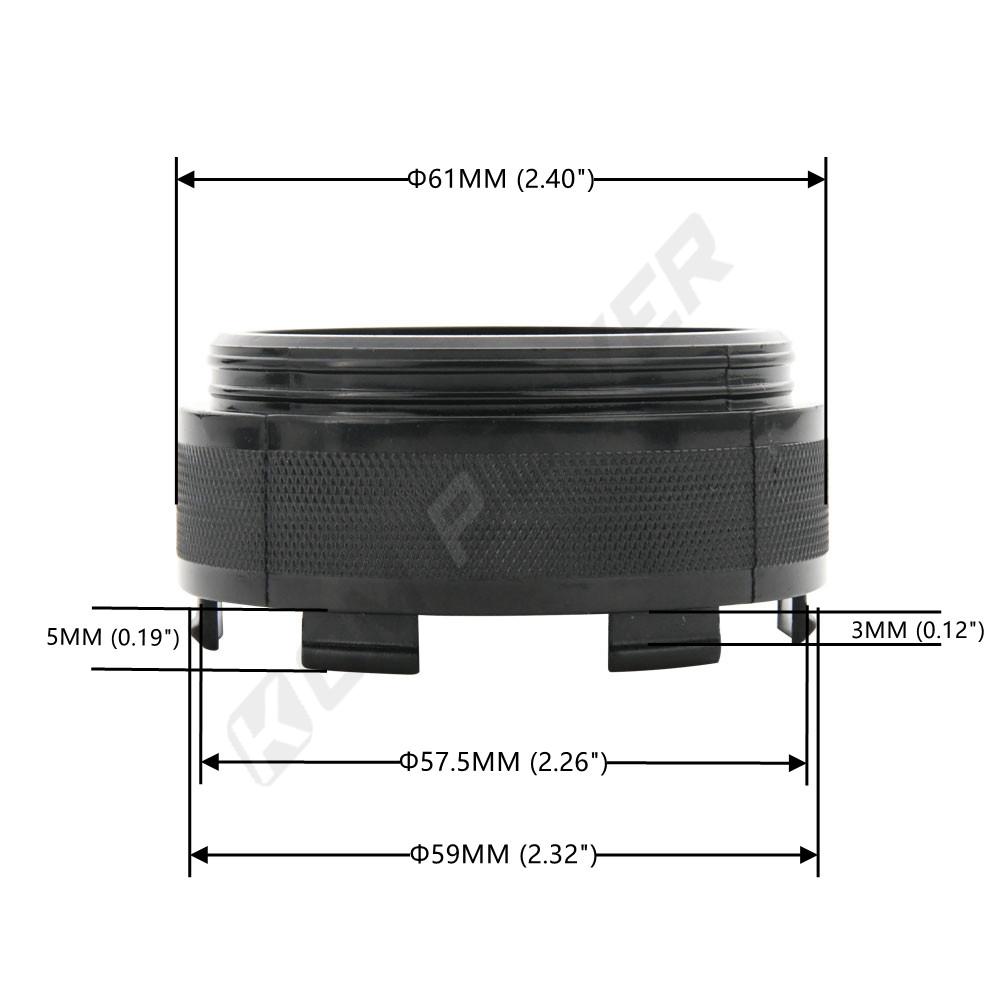 DBS3 4PCS 61MM OD / 57.5MM ID Sport Rim Cap WORK EMOTION MEISTER VS Sticker Centre Cap Rim Wheel Cover Cap Hubcaps