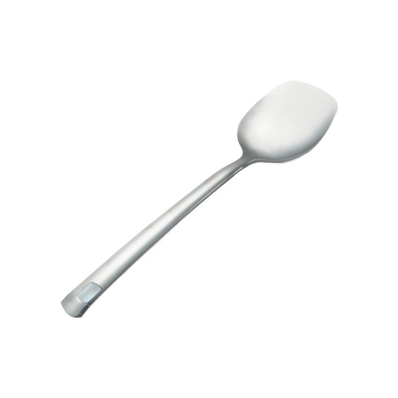 Kitchen Stainless Steel Cooking Utensils Polished Hanging Silver Colander Soup Frying Spatula Simple Household Accessories