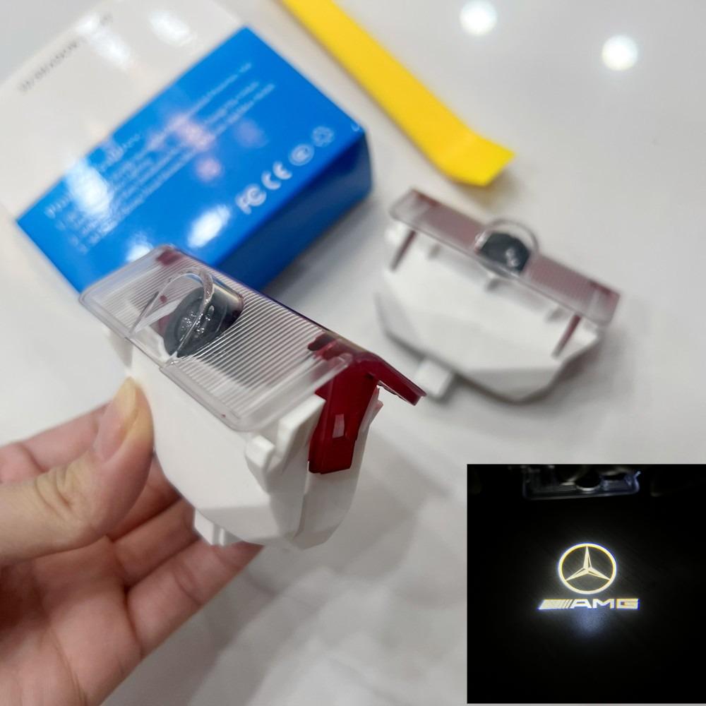 ERS3 2025 Hot Car door Ghost lamp AMG logo welcome light for Mercedes-Benz GLK250/280/300/350 projector B-BLASW245/A W168 W169 lighti