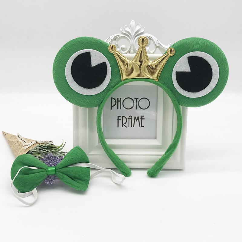 Children Frog Hairband Eye Decoration Headwear Stage Performance Props Supplies