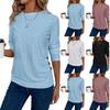 Футболки с длинным рукавом и круглым вырезом для женщин, модные топы, легкая мягкая повседневная рубашка