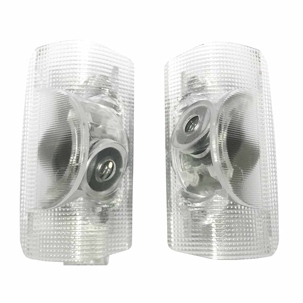 20 серия 30 серия Alphard Подсветка, без выцветания, Подсветка, Дверной приветственный свет, Светодиодная проекция логотипа, Набор из 2 шт. (Альфард 01 Белый)