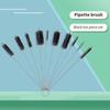 Bottle Clean Brush 10pcs Set Stainless Steel Soft Hair Brush Pipette Straws Brush Multipurpose Household Cleaning Tools
