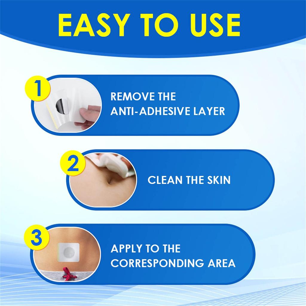 Пластырь на брюшную полость для облегчения боли в животе, вздутия живота, диареи, ухода за селезенкой и желудком