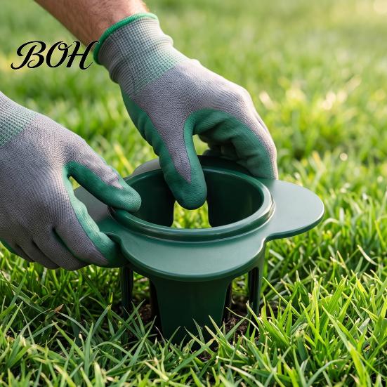 Underground Light Shield Lawn Sprinkler Protector, Garden Head Shield, Donut Guard, Easy Install Guard 3.74" Inner Diameter, Plastic Cover for
