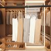 2PCS Snag-Free Tie Storage Holder Non-slip Clothing Hanger Silk Scarf Hanger  Closet Organization