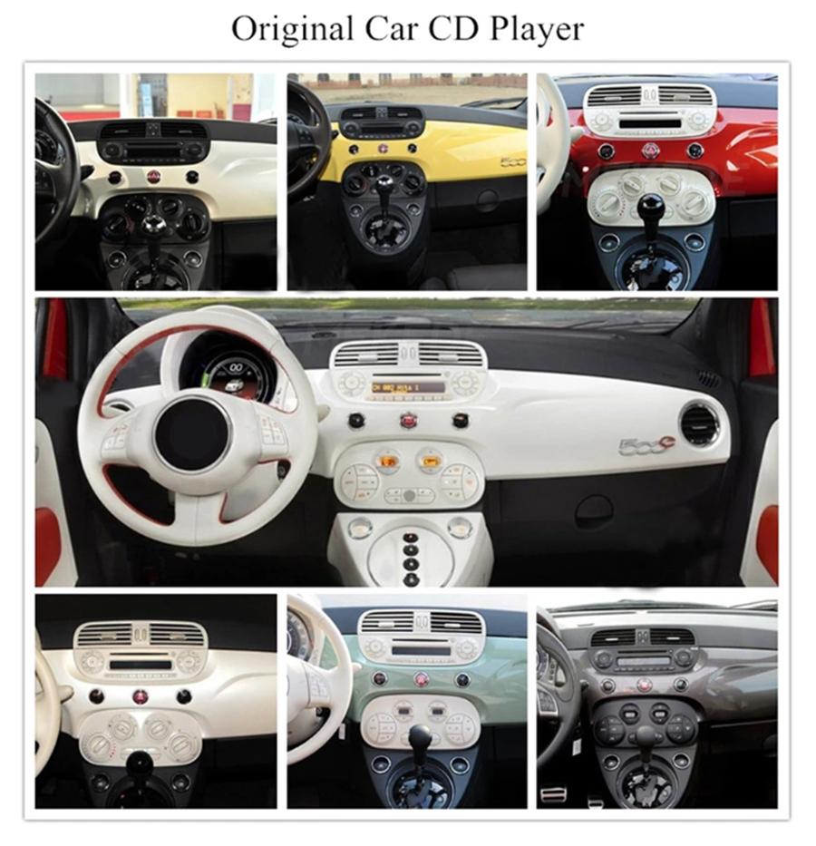 9.5" 2+32GB Vertical Android 10.1 Stereo Radio GPS Navigation For 07-15 Fiat 500
