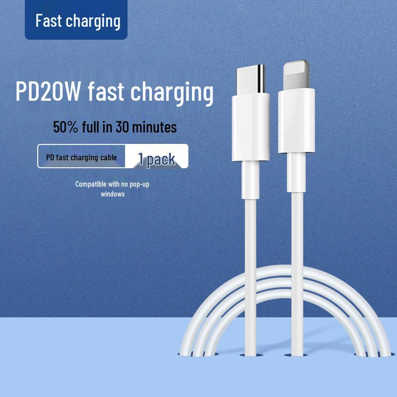 Плетеный кабель PD20W для сверхбыстрой зарядки для Apple 14 Pro Max и Phone 13