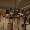 Antler Chandelier Dining Room Living Room Decoration Black Resin Chandelier