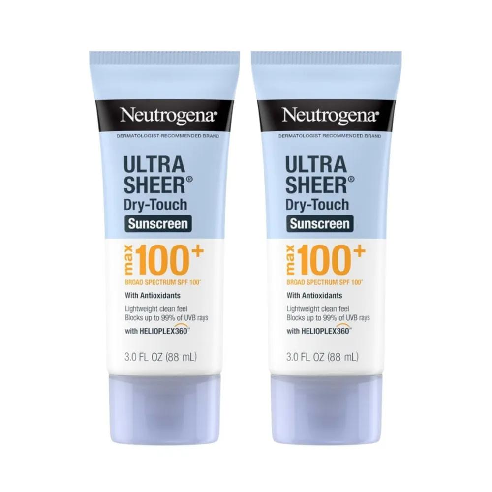 Neutrogena Ультралегкий солнцезащитный лосьон Dry Touch SPF100 88 мл x 2