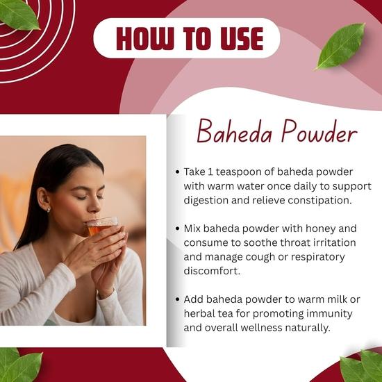 Birju Mahavir 200 Gr Baheda Powder - Terminalia belerica, (Model: BMPL-326)