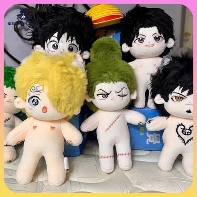 20СМ Мягкая фигурка аниме One Piece Луффи Эйс Сабо Санджи Зоро Лоу Плюшевые игрушки для детей и взрослых Хлопковые куклы Игрушки Декор Подарок