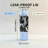 1PC Dracula Female Portrait 750ml sports water bottle leakproof straw lid outdoor office home