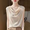 Summer New Sleeveless Solid-color Pull-down Top and Vest