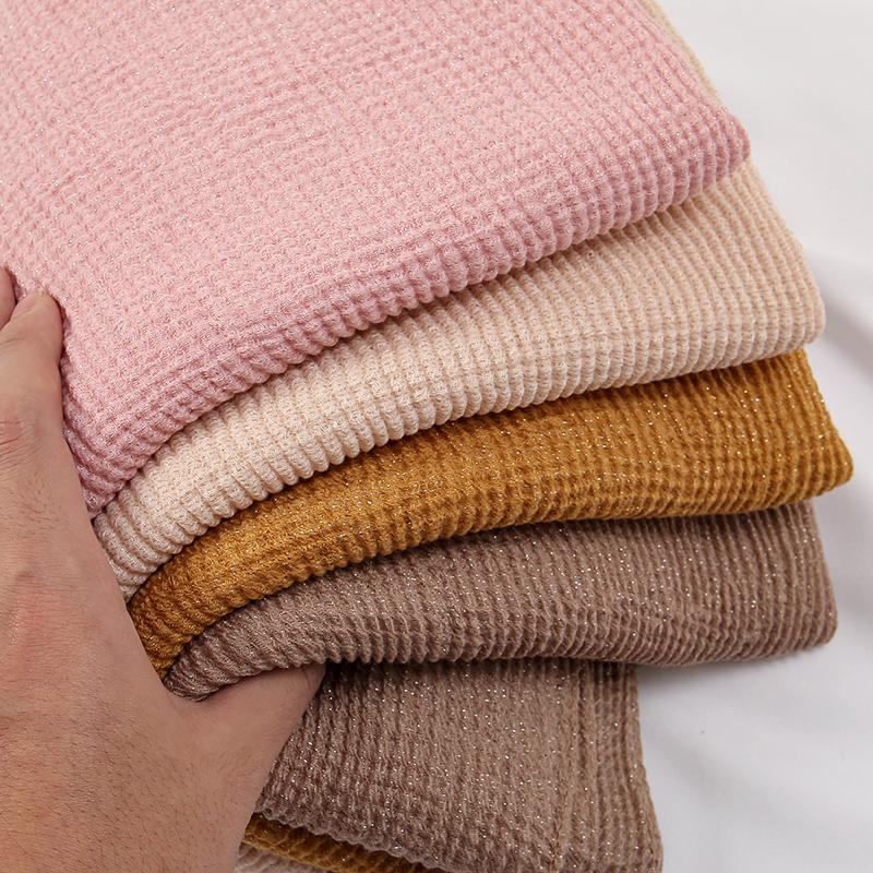 Новый жатый хлопковый хиджаб-шарф женский тюрбан мусульманская шаль однотонная бандана дышащие женские шали фуляр блестящие хиджабы Рамадан