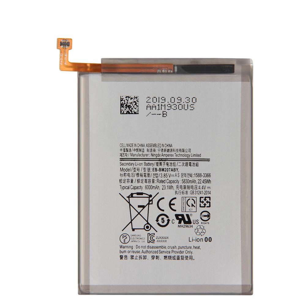 Сменный аккумулятор EB-BM207ABY для SAMSUNG Galaxy M30s SM-M3070 M3070 M21 M31 M215, аккумуляторная батарея для телефона 6000 мАч
