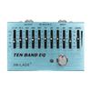 HK·LADE TEN BAND EQ Эквалайзер Педаль гитарных эффектов 31,25 Гц - 16 кГц 10-полосная педаль EQ для 4/5/6/7-струнной электрогитары, бас-гитары
