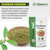 NeutraVed Gudmar Powder for Diabetes 100g | Gymnema Sylvestre (Madhunashini) | Herbal Sugar Support in Zipper Pouch