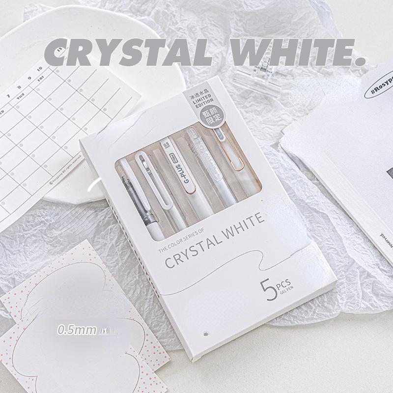 4/5/6/7/set Ins Simplicity Gel Pen Korean Solid Color 0.5MM Black Cute Pens Lovely Stationery Pens School Student/Office Supplies