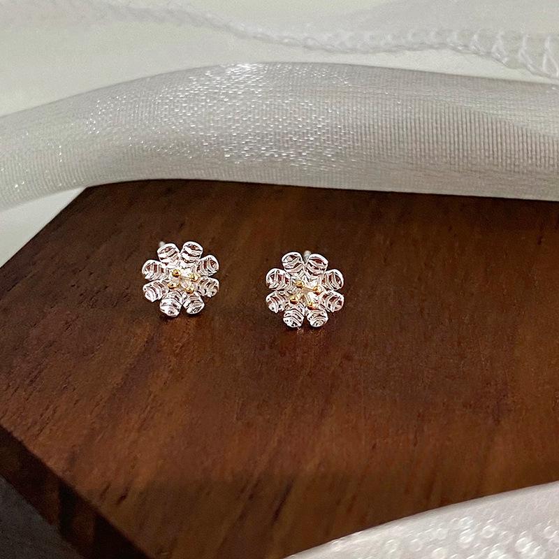 Персонализированные серьги-цветы для женщин с проколотыми ушами и новые антиаллергенные украшения для ушей