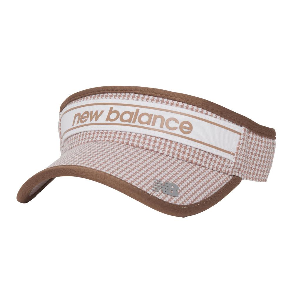 Golf Sun Visor FR [New Balance] Women's (Houndstooth Pattern/Size Adjustable) / 012-4187502 040_Beige