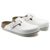 Бостонская сандалия Birkenstock с мягкой стелькой 'Белый' 0060134