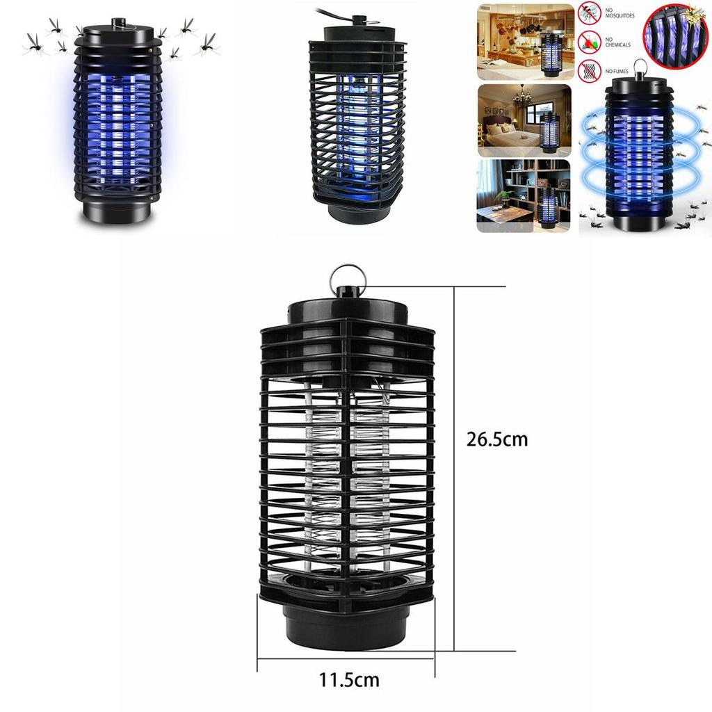 Электрическая ловушка для комаров и насекомых 110 В/220 В с лампой-ловушкой для использования в помещении и на открытом воздухе