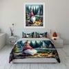 Christmas Gnome by Campfire Bedding Duvet Cover Set  (1*Duvet Cover 2*Pillowcases, without duvet insert)