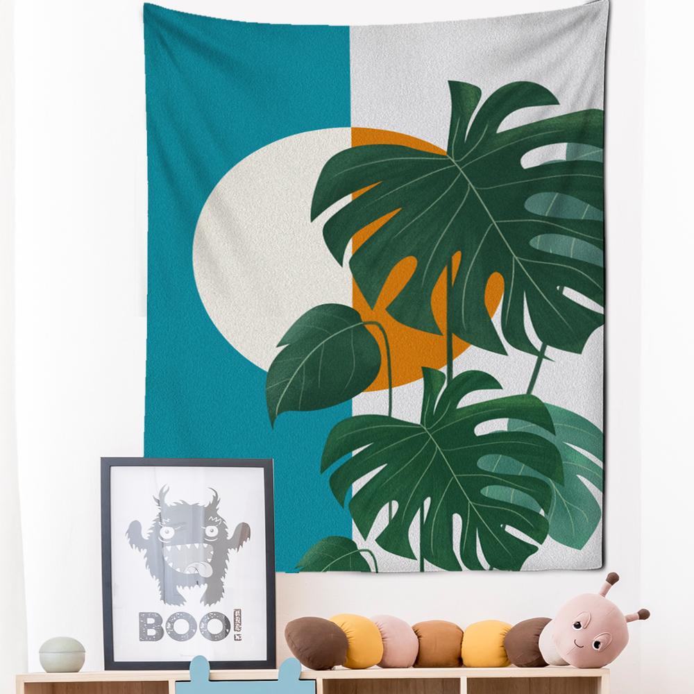 Картина маслом гобелен настенный цветок богемный стиль Ins искусство хиппи тапиз современная девушка общежитие домашний декор