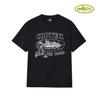 American trendy brand Corteiz Alcatraz cruise ship print loose leisure sports couple short-sleeved T-shirt