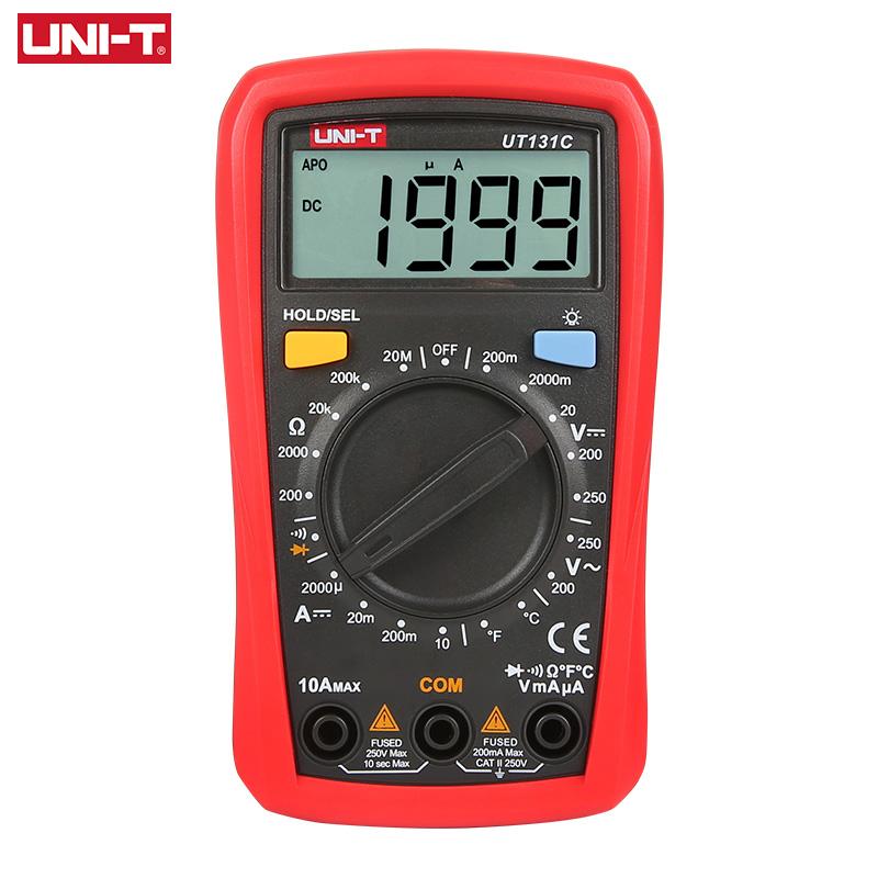 UNI-T Pocket Multimeter UT131 Series Digital Ammeter Voltmeter Resistance Tester Multi Meter Diode test