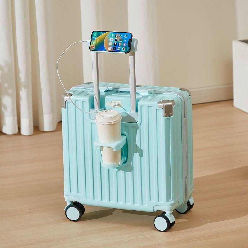 Стильный и прочный женский многофункциональный дорожный чемодан с бесшумными колесами