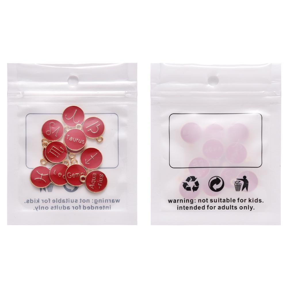 Браслет-шарм и подвески для ожерелья «12 созвездий» из сплава с эмалью