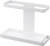 Yamazaki Magnetic Bath Boot Holder with W23 X X Bath Boot Floating Storage with 3091 Tray, White, Approx. D9.5 H16cm, Plate, Storage, Hooks,