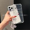 Японский и корейский лук любовь мобильный телефон цепочка iPhone11/12/13/14/15/16/17 ProMax защитный чехол