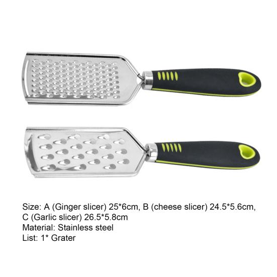 Терка для сыра Yousheng, эргономичная, с длинной ручкой, из нержавеющей стали, вкусная овощерезка-жульен для ресторана