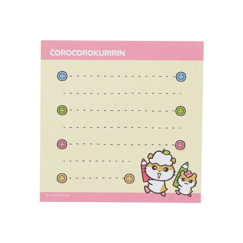 Блок для записей Sanrio COROCOROKURIRIN квадратный ( Ретро ) Япония НОВИНКА
