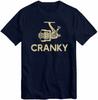 Cranky T-Shirt Funny Fisherman Fishing Lovers Gift for Dad Grandad Father Top